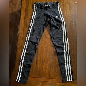 Adidas 3 Stripes Tight in Black/Noir XS